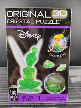 Original 3D Crystal Puzzle Disney Tinker Bell Level 1 (43 Pieces)